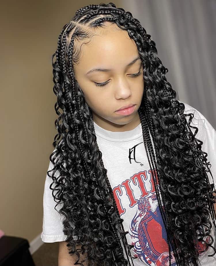 Bohemian Knotless braids - Lovetee Braids and Beauty Supplies brooklyn  center mn, Hair Salon in brooklyn center mn, best african hair braiding  in brooklyn center mn