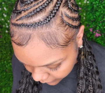 Cornrows with curl Near me Brooklyn Center MN Brooklyn Center MN braider hair salon near me braiding salons near me, 10 Questions to Ask Before Booking a Hair Braiding Salon
