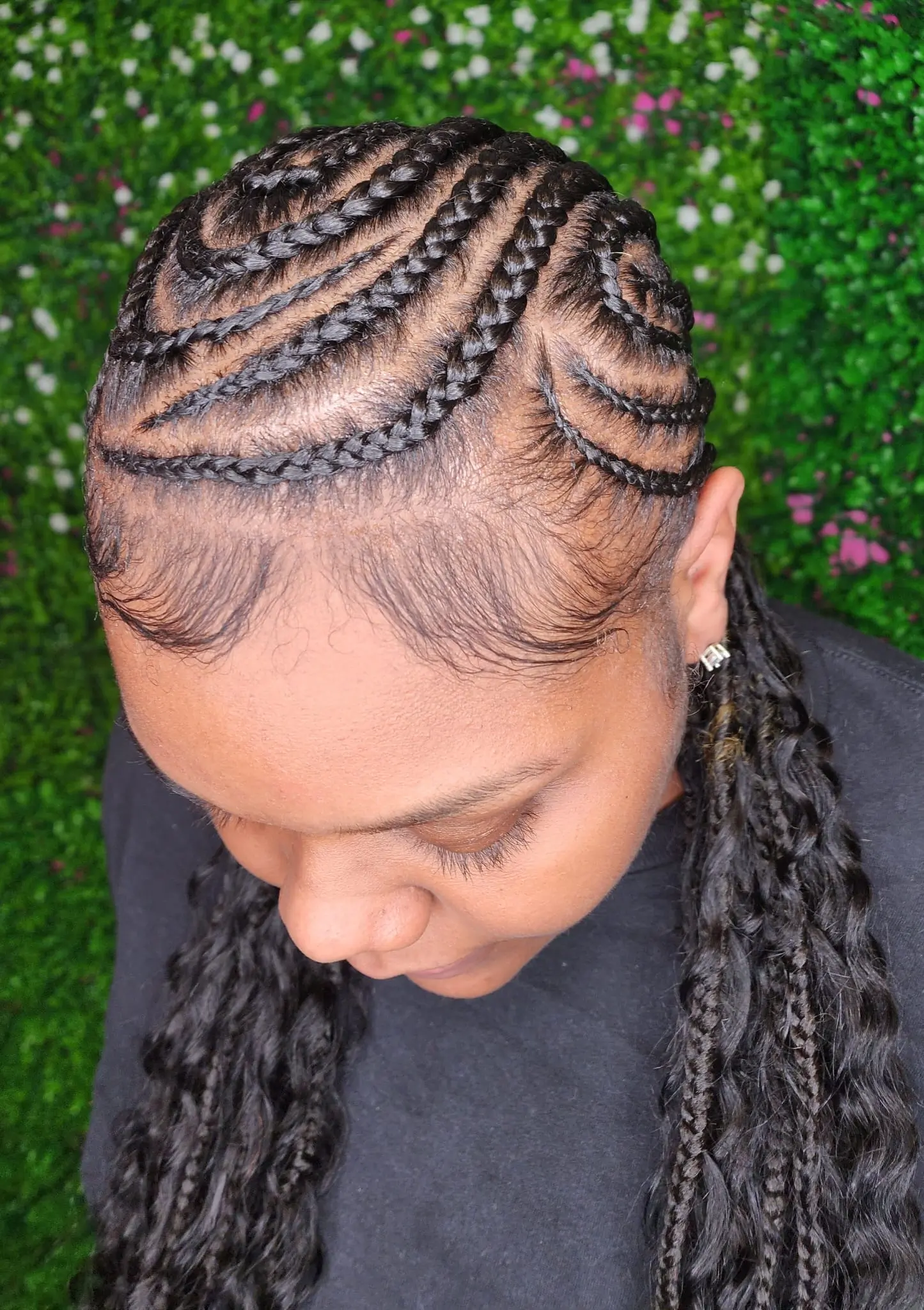 How to Choose a Hair Braiding Salon: 10 Questions to Ask Before Booking 1 Cornrows with curl Near me Brooklyn Center MN Brooklyn Center MN braider hair salon near me braiding salons near me, 10 Questions to Ask Before Booking a Hair Braiding Salon